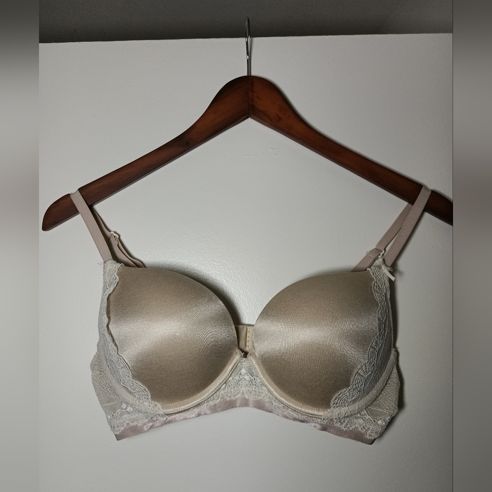 36B - Light Tan & Cream Lace - Heidi Klum Intimates